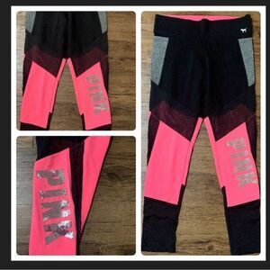 Pink Victoria Secret Neon Sequin
Pocket Leggings